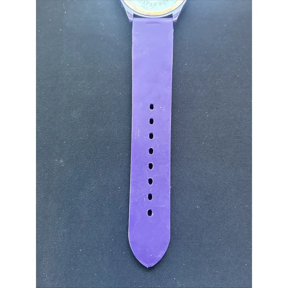 Geneva Silver Tone Purple Dial And Band Women’s Quartz Watch